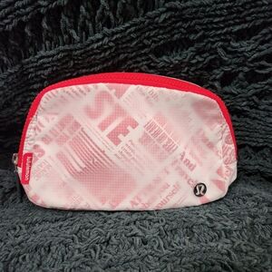 Lululemon Everywhere Belt Bag 1L in the White/Lulu Red Manifesto Print